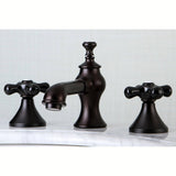Duchess Two-Handle 3-Hole Deck Mount Widespread Bathroom Faucet with Brass Pop-Up