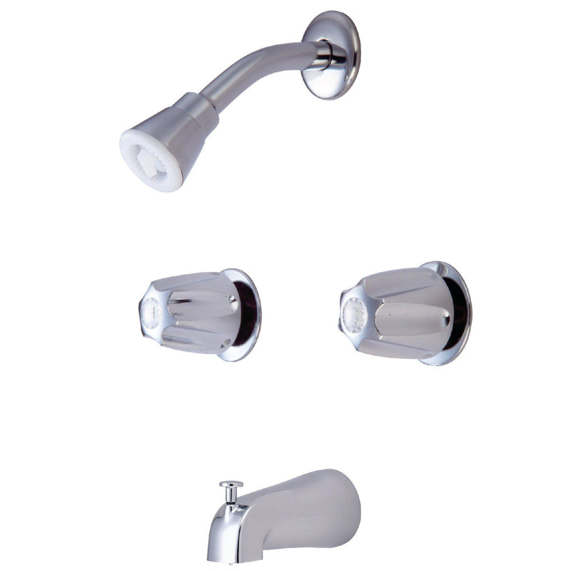 Generic Double-Handle Tub and Shower Faucet