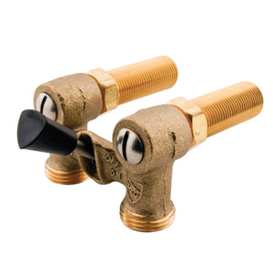 1/2-Inch MIP x 3/4-Inch Hose Thread Quarter-Turn Washing Machine Valve