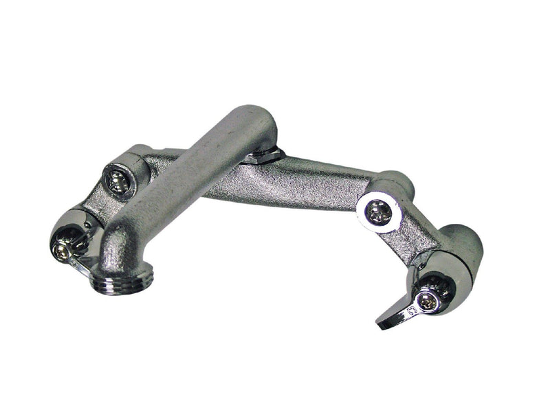 Double-Handle 2-Hole Wall Mount Laundry Faucet