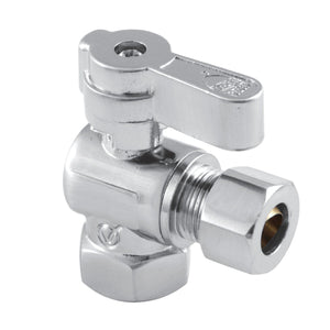 3/8-Inch FIP x 3/8-Inch OD Compression Quarter-Turn Angle Stop Valve