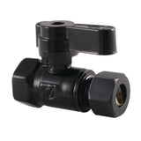 3/8-Inch FIP x 3/8-Inch O.D. Comp Quarter-Turn Straight Shut-Off Valve