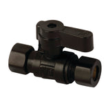 3/8-Inch FIP x 3/8-Inch OD Compression Quarter-Turn Straight Stop Valve