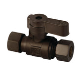 3/8-Inch FIP x 3/8-Inch OD Compression Quarter-Turn Straight Stop Valve