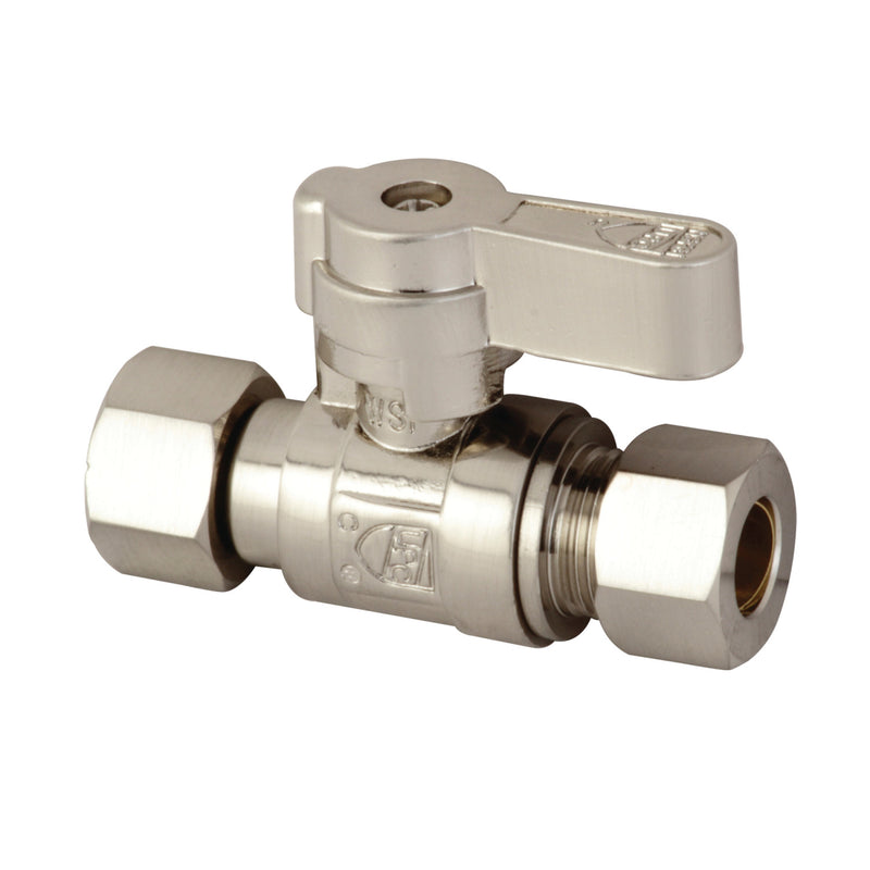 3/8-Inch Swivel x 3/8-Inch O.D. Comp Straight Shut-Off Valve