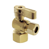 Baseline 1/2-Inch FIP x 3/8-Inch OD Comp Quarter-Turn Angle Stop Valve