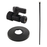 Trimscape Toilet Supply Kit, 1/2" FIP x 3/8" OD Comp Straight Valve