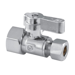 1/2-Inch FIP x 3/8-Inch OD Compression Straight Stop Valve