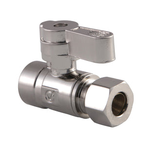 1/2-Inch Sweat x 3/8-Inch OD Compression Straight Stop Valve