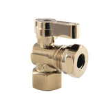 1/2-Inch FIP x 1/2-Inch or 7/16-Inch Slip Joint Quarter-Turn Angle Stop Valve