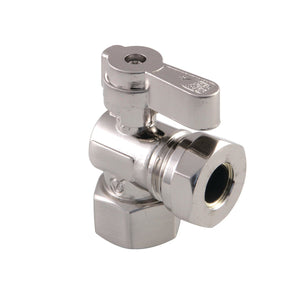 1/2-Inch FIP x 1/2-Inch or 7/16-Inch Slip Joint Quarter-Turn Angle Stop Valve