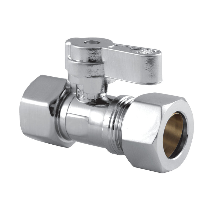1/2-Inch FIP x 5/8-Inch O.D. Comp Quarter-Turn Straight Shut-Off Valve
