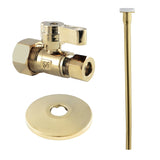 Trimscape Toilet Supply Kit, 5/8" OD x 3/8" OD Comp Straight Valve