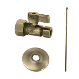 Trimscape Toilet Supply Kit, 5/8" OD x 3/8" OD Comp Straight Valve