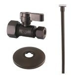 Trimscape Toilet Supply Kit, 5/8" OD x 3/8" OD Comp Straight Valve
