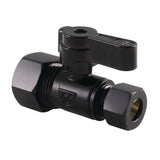 Baseline 5/8-Inch O.D. Comp x 3/8-Inch O.D. Comp Quarter-Turn Straight Shut-Off Valve
