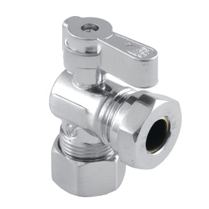 5/8-Inch OD Comp x 1/2-Inch or 7/16-Inch Slip Joint Angle Stop Valve