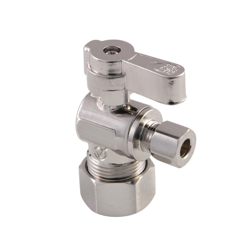 5/8-Inch O.D. Comp x 1/4-Inch O.D. Comp Quarter-Turn Angle Shut-Off Valve
