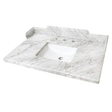 Pemberton 36-Inch Carrara Marble Vanity Sink Top