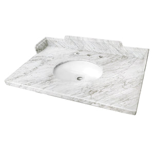 Pemberton 36-Inch Carrara Marble Vanity Sink Top