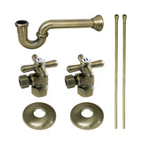 Gourmet Scape Traditional Plumbing Supply Kit Combo with 1-1/2" P-Trap