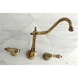 Heritage Two-Handle 3-Hole Wall Mount Roman Tub Faucet