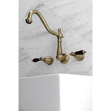 Duchess Two-Handle 3-Hole Wall Mount Roman Tub Faucet