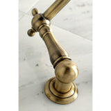 Heritage Two-Handle 3-Hole Wall Mount Roman Tub Faucet