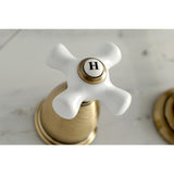 Heritage Two-Handle 3-Hole Wall Mount Roman Tub Faucet