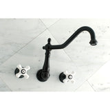 Heritage Two-Handle 3-Hole Wall Mount Roman Tub Faucet