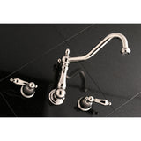 Heritage Two-Handle 3-Hole Wall Mount Roman Tub Faucet