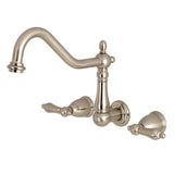 Heritage Two-Handle 3-Hole Wall Mount Roman Tub Faucet