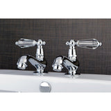 Wilshire Two-Handle Deck Mount Basin Tap Faucet