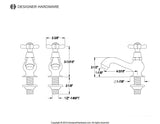 Essex Two-Handle Deck Mount Basin Tap Faucet