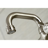 Kingston Two-Handle 2-Hole Wall Mount Bar Faucet