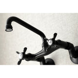 Essex Double-Handle 2-Hole Wall-Mount Bridge Kitchen Faucet