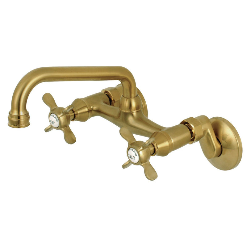 Essex Double-Handle 2-Hole Wall-Mount Bridge Kitchen Faucet