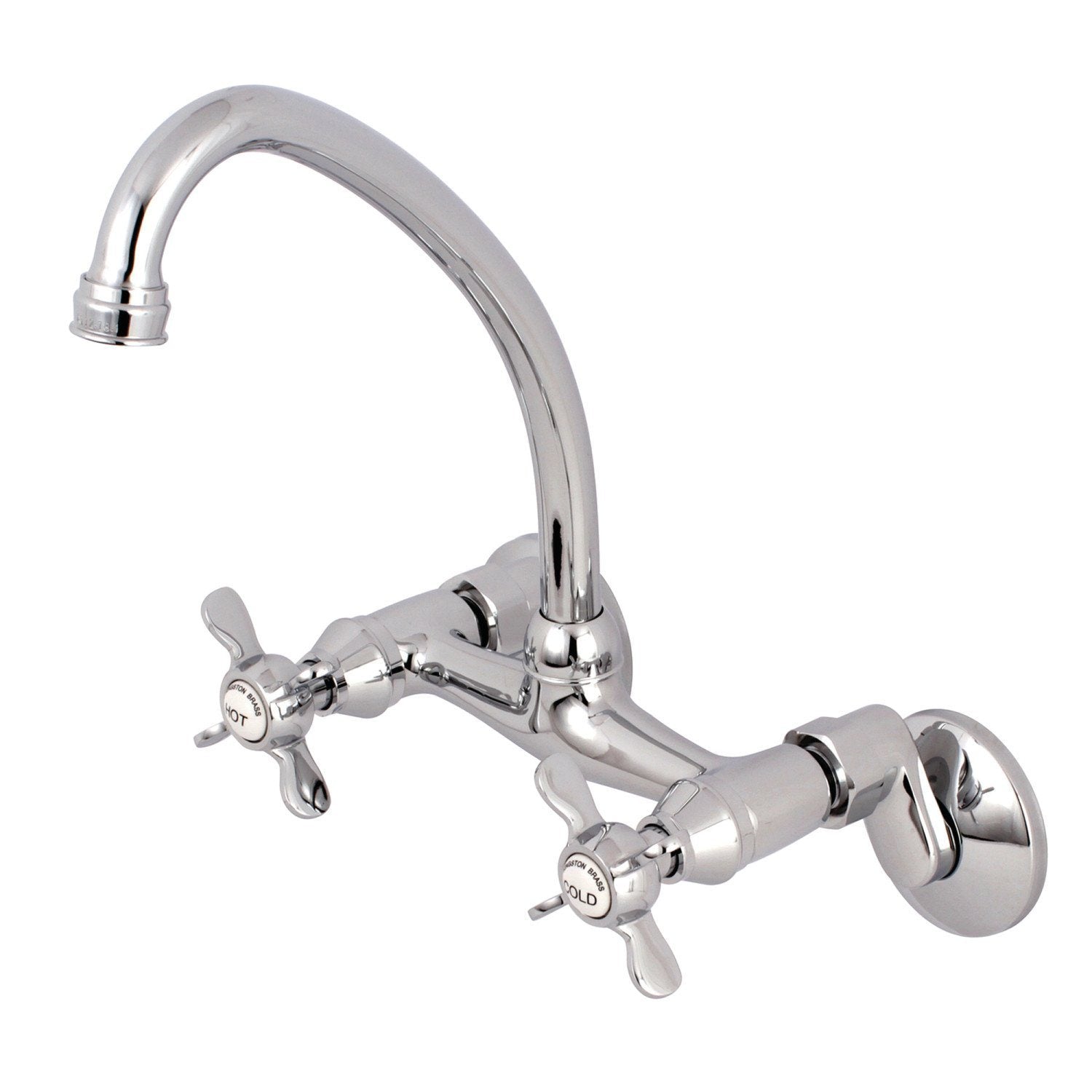 Essex Two-Handle 2-Hole Wall Mount Kitchen Faucet
