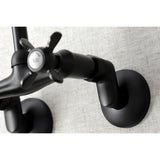 Essex Double-Handle 2-Hole Wall-Mount Bridge Kitchen Faucet