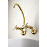 Essex Double-Handle 2-Hole Wall-Mount Bridge Kitchen Faucet
