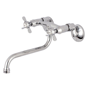 Essex Two-Handle 2-Hole Wall Mount Bathroom Faucet