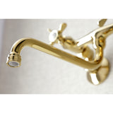 Essex Double-Handle 2-Hole Wall Mount Bathroom Faucet