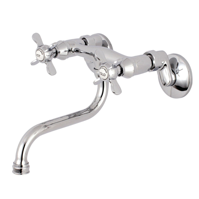 Essex Double-Handle 2-Hole Wall Mount Bathroom Faucet