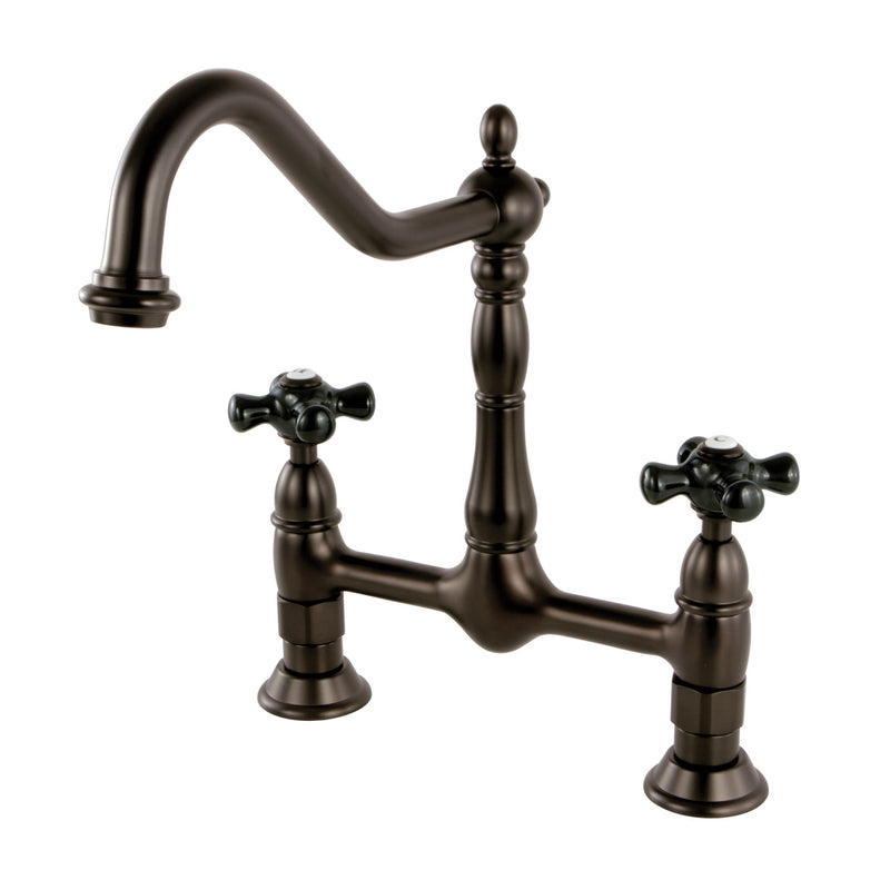 Duchess Two-Handle 2-Hole Deck Mount Bridge Kitchen Faucet