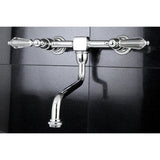 Wilshire Two-Handle 2-Hole Wall Mount Bathroom Faucet