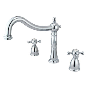 Metropolitan Two-Handle 3-Hole Deck Mount Roman Tub Faucet