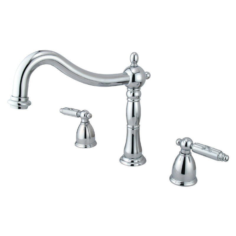 Georgian Two-Handle 3-Hole Deck Mount Roman Tub Faucet