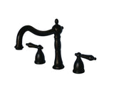 Heritage Two-Handle 3-Hole Deck Mount Roman Tub Faucet