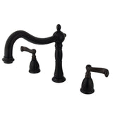 Heritage Two-Handle 3-Hole Deck Mount Roman Tub Faucet