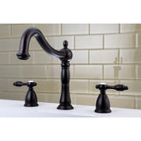 Tudor Two-Handle 3-Hole Deck Mount Roman Tub Faucet